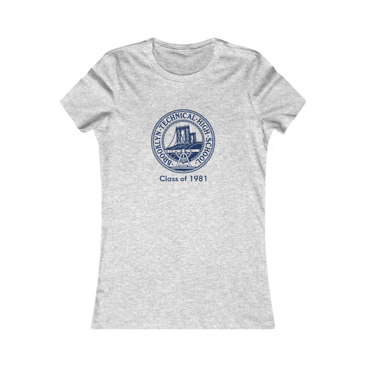 Classic Tech Logo - Class of 1981 - Ladies Favorite Tee