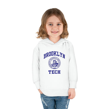 Family - Classic Brooklyn Tech Logo - Toddler Pullover Fleece Hoodie