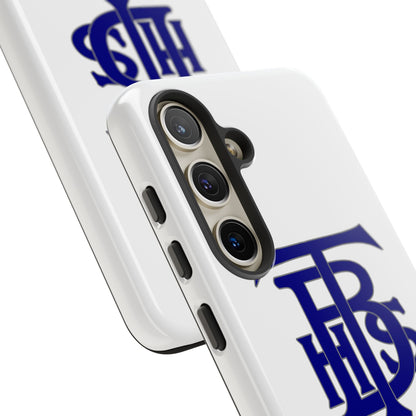 Stacked Logo - Tough Phone Cases - White