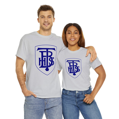 Stacked Tech Logo - Men's Heavy Cotton T-Shirt