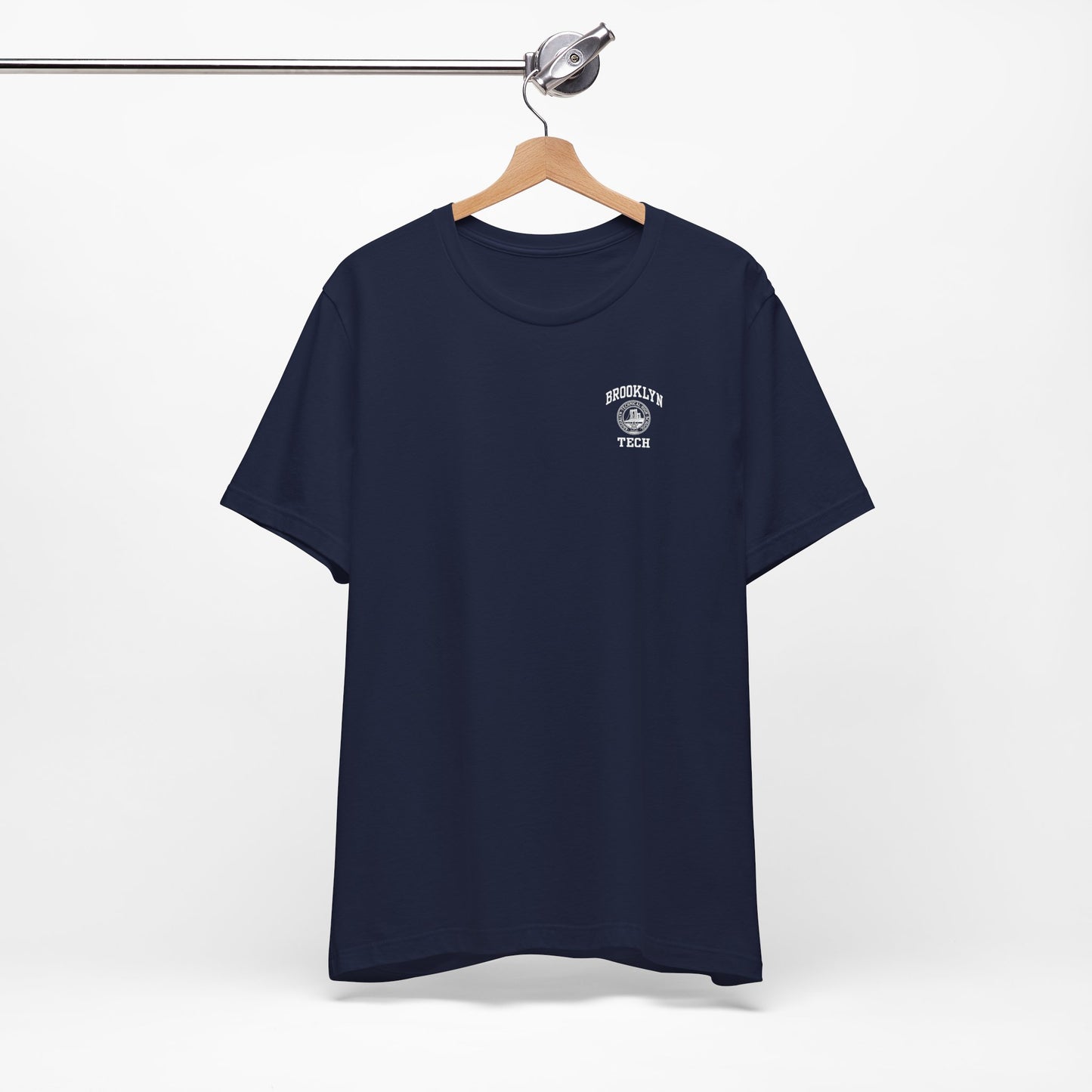Classic Logo with Brooklyn Tech on Left Chest - Men's Jersey Short Sleeve T-Shirt