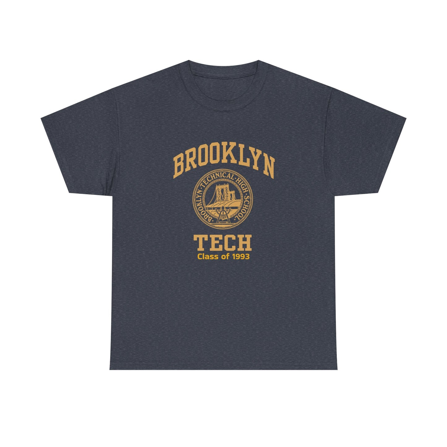 Brooklyn Tech Classic Logo - Men's Heavy Cotton T-Shirt - Class of 1993