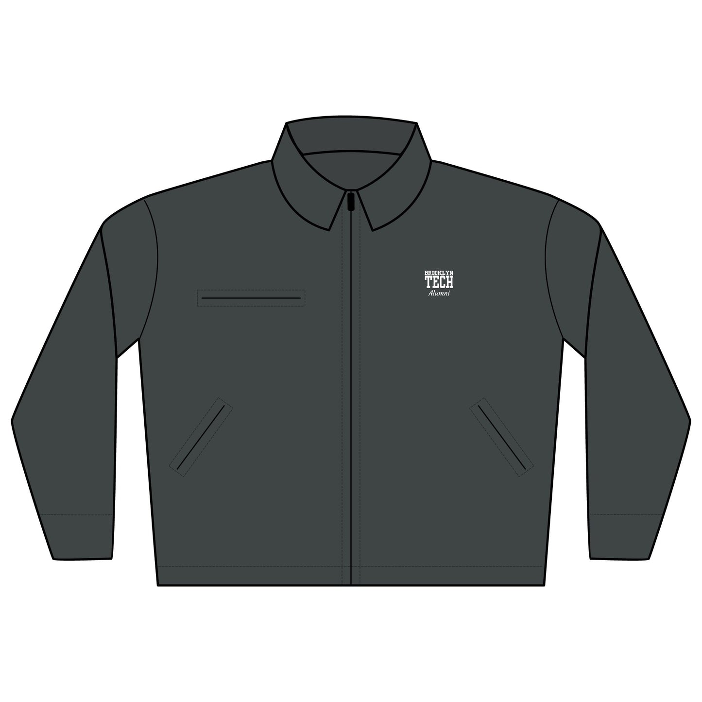 Brooklyn Tech Alumni - Embroidered CornerStone® Unisex Duck Cloth Work Jacket