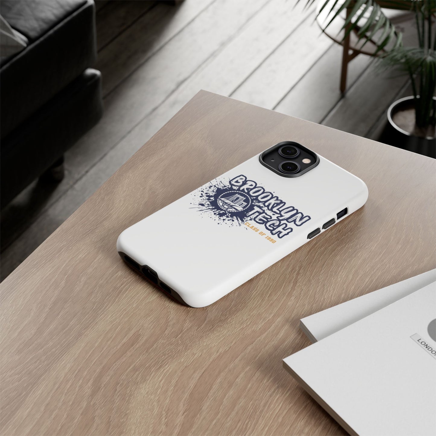 Class of 1990 Commemorative Tough Cases - iPhone Only - Gold font on White background