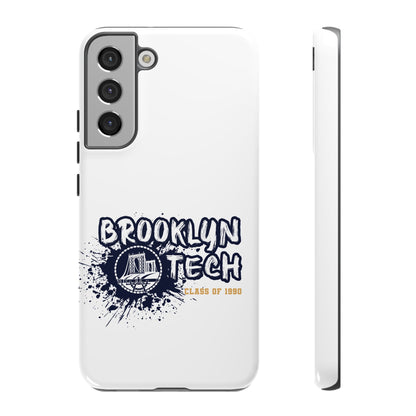 Class Of 1990 Commemorative Tough Cases - Apple & Samsung Only - Gold Font On White Background