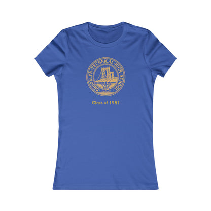 Classic Tech Logo - Class of 1981 - Ladies Favorite Tee