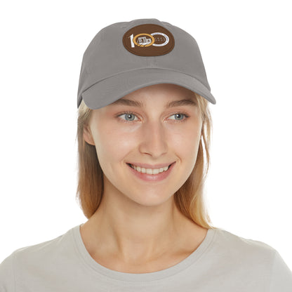 Tech Centennial Hat with Leather Patch (Round)