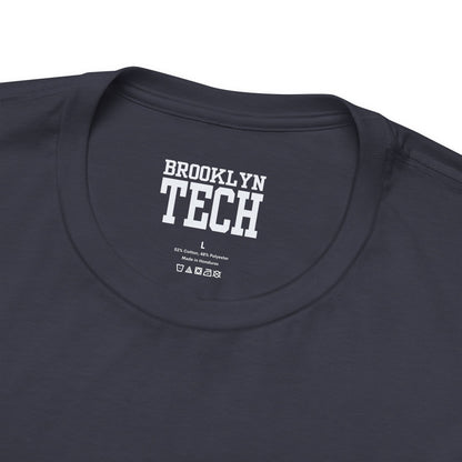 Classic Brooklyn Tech on Left Chest - Men's Jersey Short Sleeve T-Shirt
