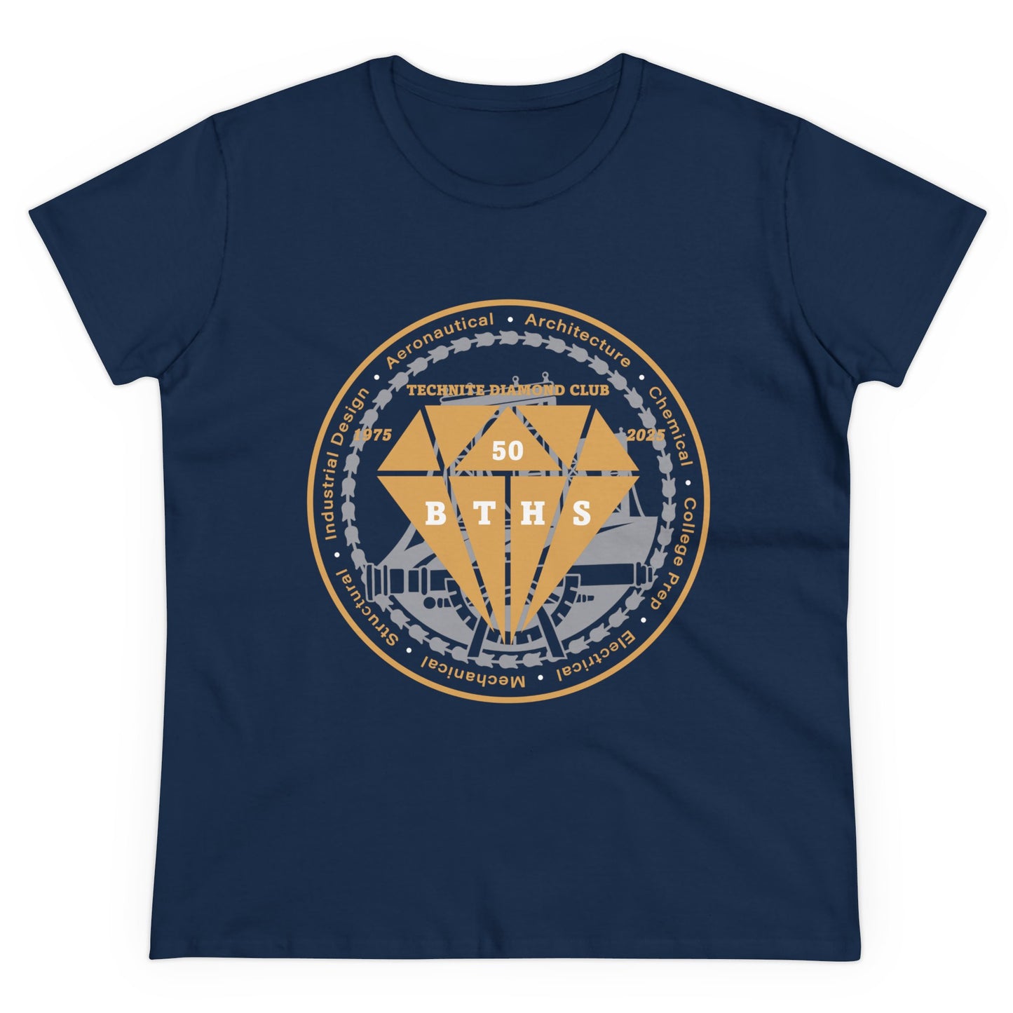 Class Of 1975 Commemorative Women's Midweight Cotton T-Shirt