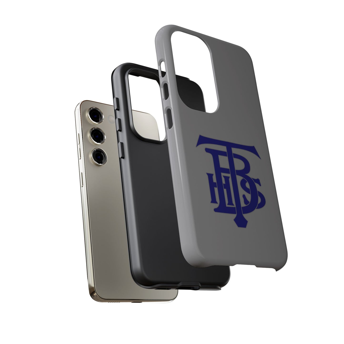Stacked Logo - Tough Phone Cases - Gray - Samsung phones
