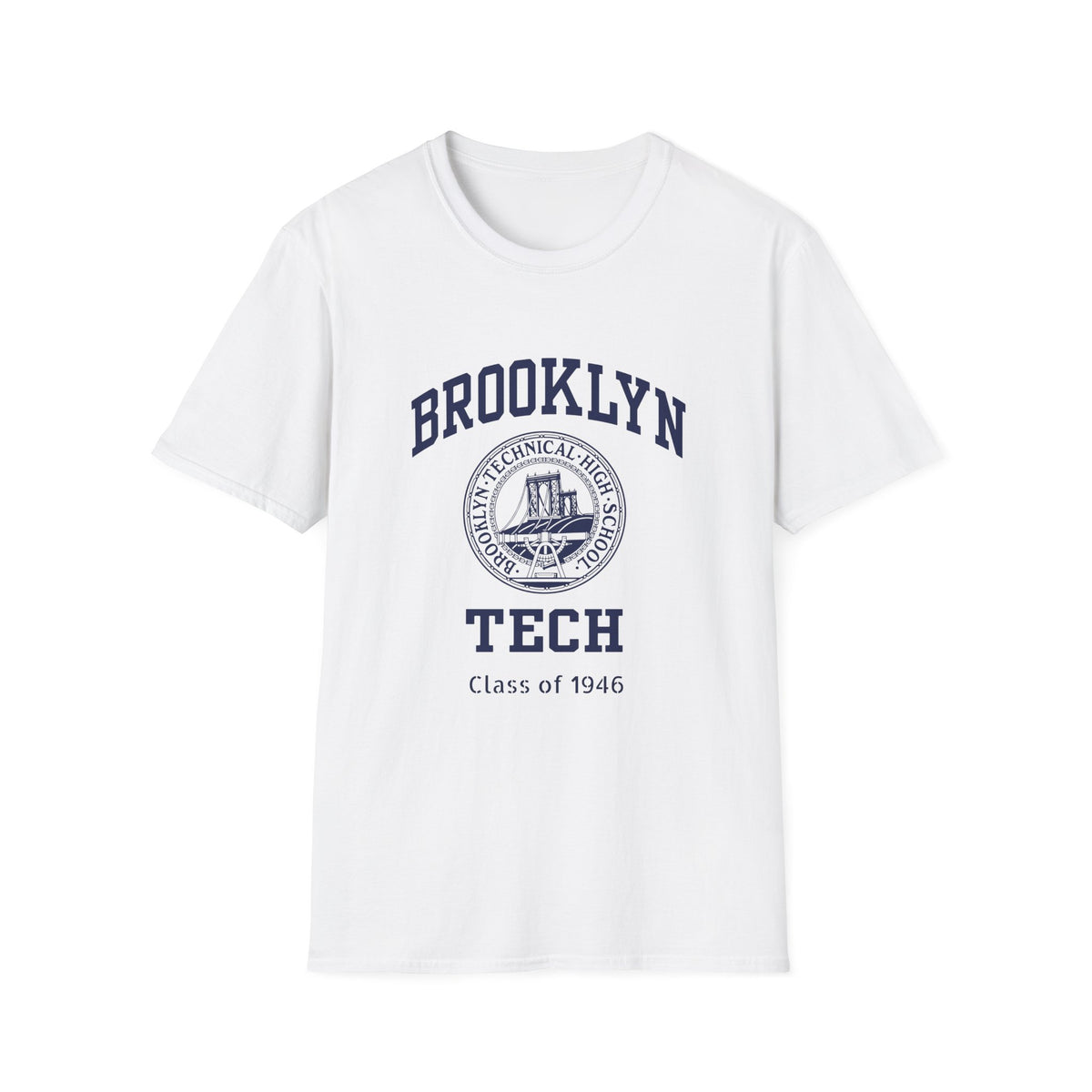 Class of 1946 - Classic Logo with Brooklyn Tech - Gildan Softstyle T-Shirt