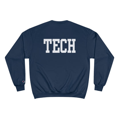 Tech Classic Logo (front) - Tech (back) - Champion Crewneck Sweatshirt - Class Of 2024