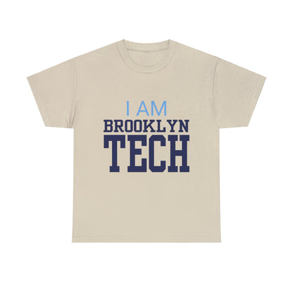 I Am Brooklyn Tech - Classic Font - Men's Heavy Cotton T-Shirt