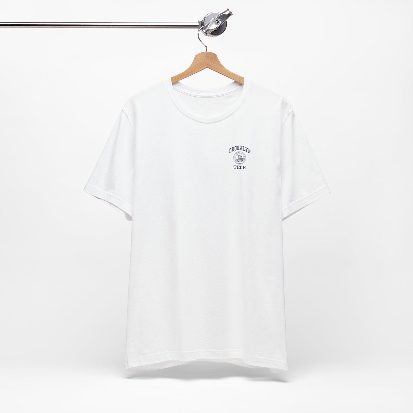 Classic Logo with Brooklyn Tech on Left Chest - Men's Jersey Short Sleeve T-Shirt