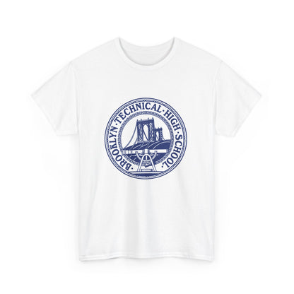 Classic Tech Seal With Background - Men's Heavy Cotton T-Shirt