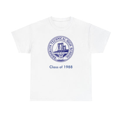 Classic Tech Seal - Men's Heavy Cotton T-Shirt - Class Of 1988