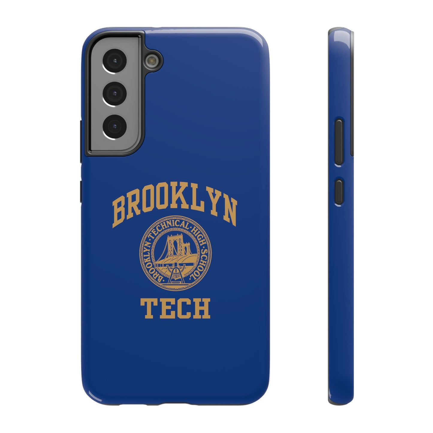 Brooklyn Tech Classic Logo - Impact-Resistant Phone Cases - Iphone Or Samsung - Navy