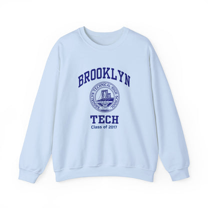 Brooklyn Tech Classic Logo - Men's Heavy Blend™ Crewneck Sweatshirt - Class of 2017