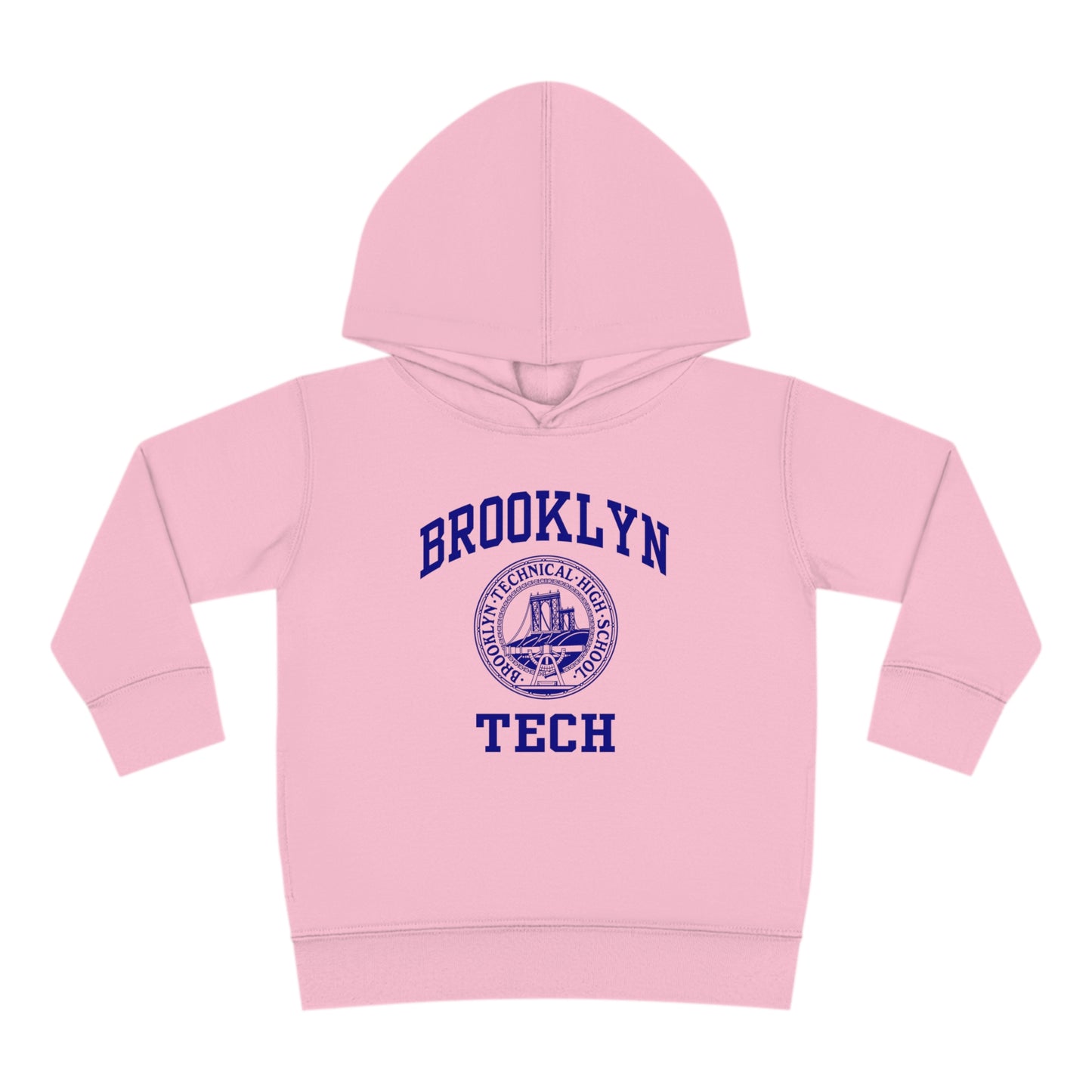 Family - Classic Brooklyn Tech Logo - Toddler Pullover Fleece Hoodie