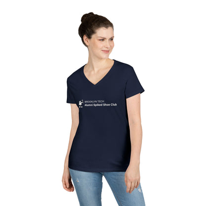 Brooklyn Tech Alumni Spiked Shoe Club Ladies' V-Neck T-Shirt