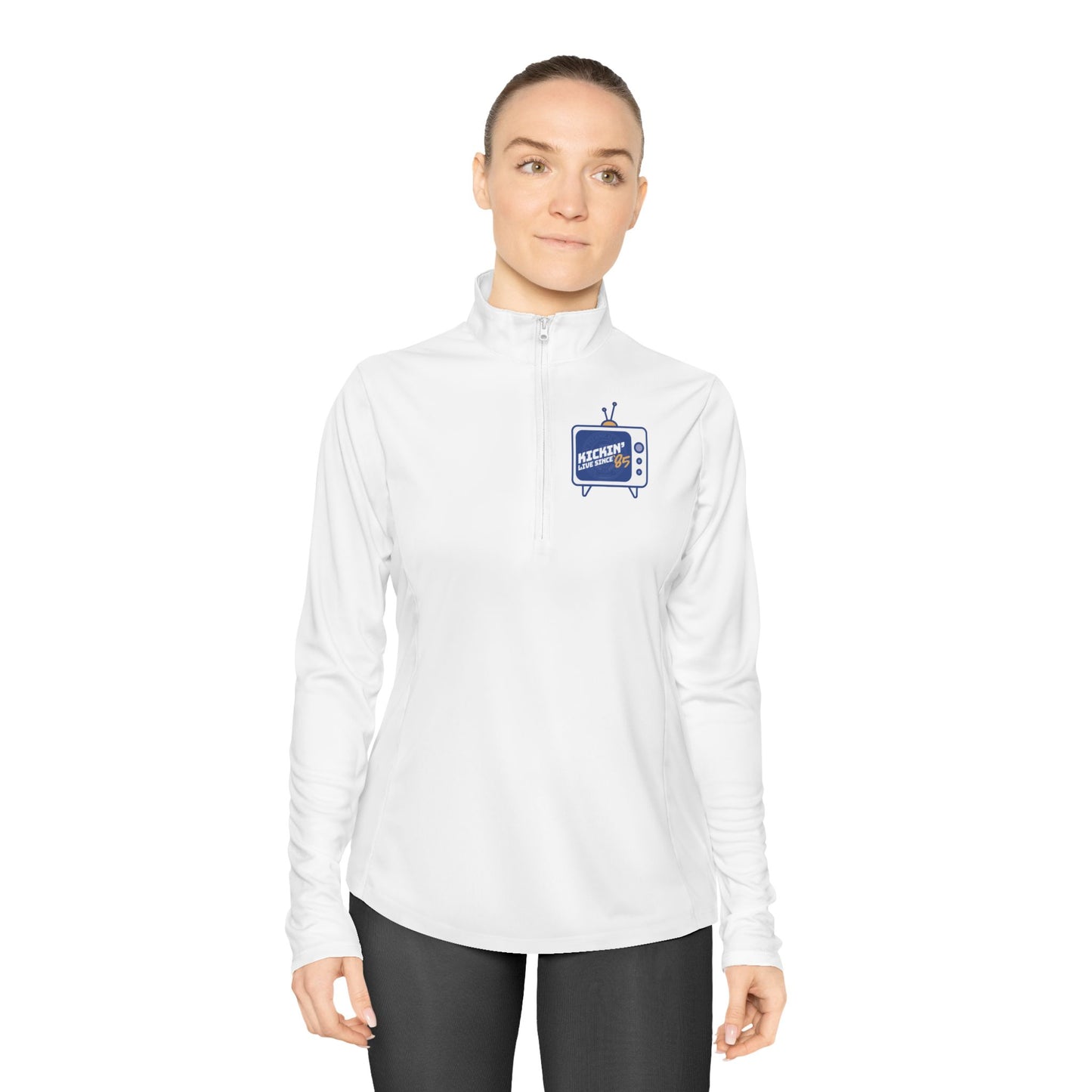 Class Of 1985 Ladies Quarter-Zip Pullover - Tv