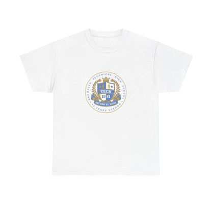 Class of 1981 45 Years Strong - Men's Heavy Cotton T-Shirt - Light Blue Logo