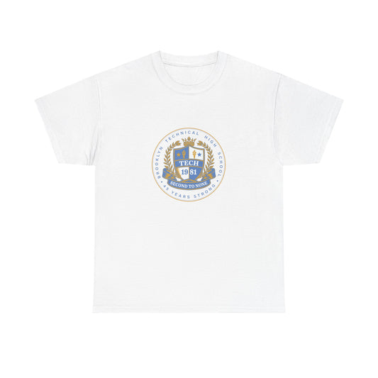 Class of 1981 45 Years Strong - Men's Heavy Cotton T-Shirt - Light Blue Logo