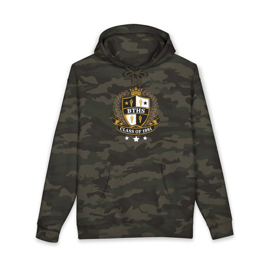 Class of 1981 - Simple Black Logo on Camo