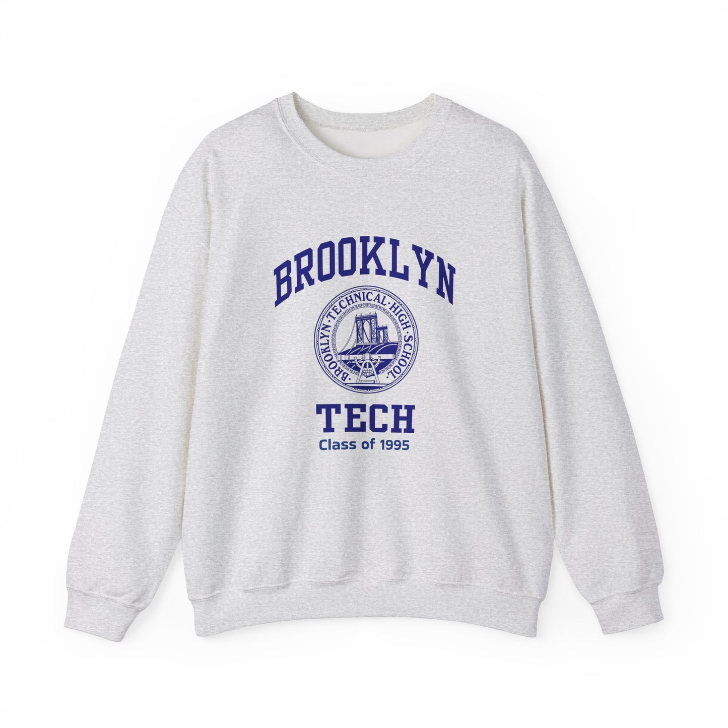 Brooklyn Tech Classic Logo - Men's Heavy Blend™ Crewneck Sweatshirt - Class Of 1995