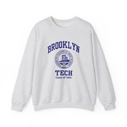 Brooklyn Tech Classic Logo - Men's Heavy Blend™ Crewneck Sweatshirt - Class Of 1995