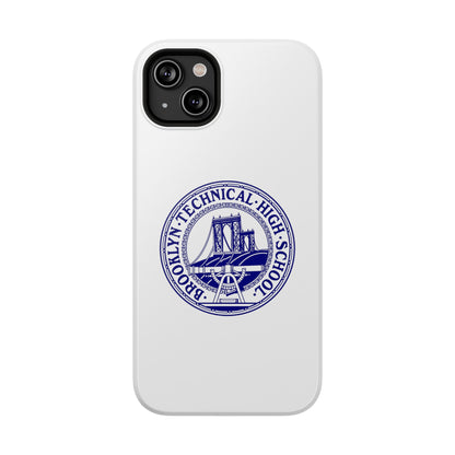 Classic Tech Logo - Impact-Resistant Phone Cases - Iphone Or Samsung - White