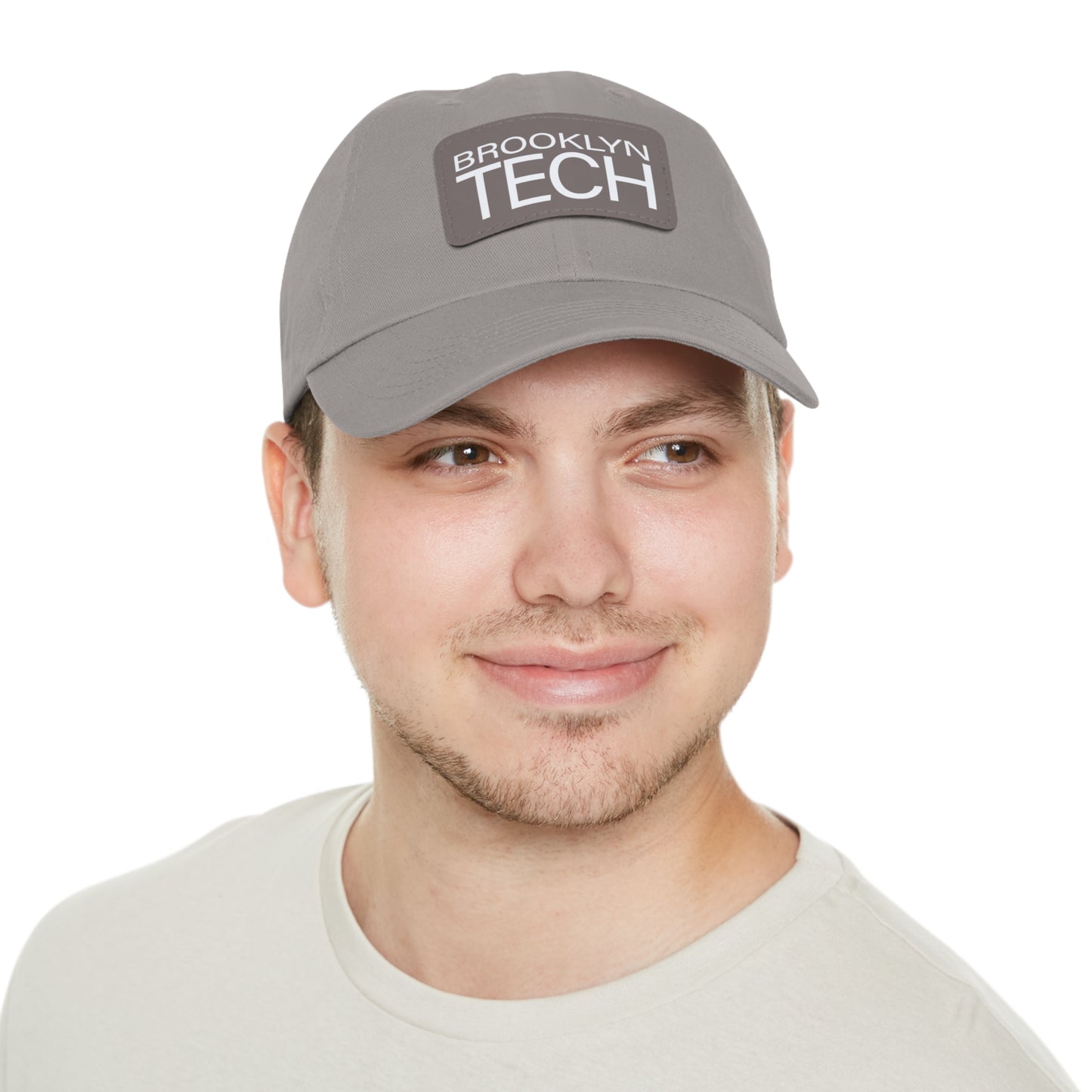 Modern Brooklyn Tech - Hat With Rectangular Leather Patch
