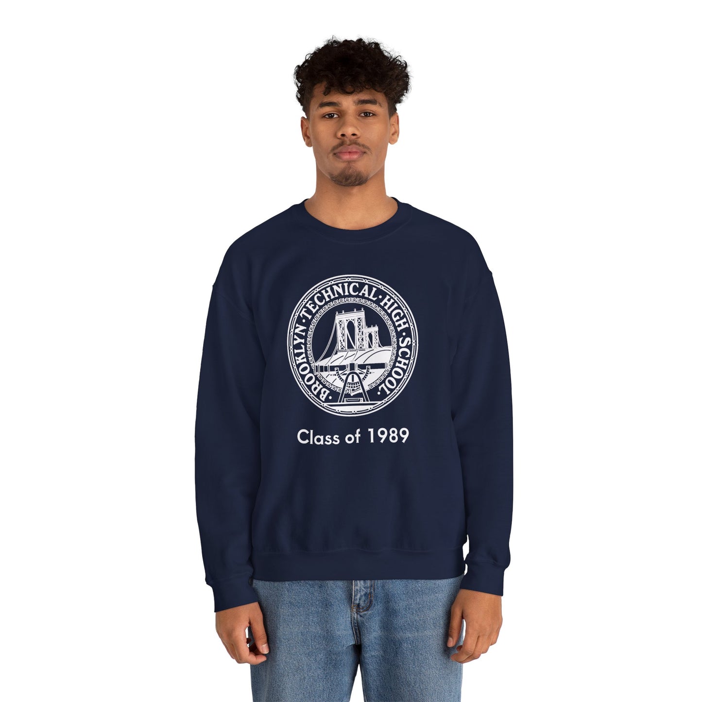 Classic Tech Seal - Men's Heavy Blend Crewneck Sweatshirt - Class Of 1989