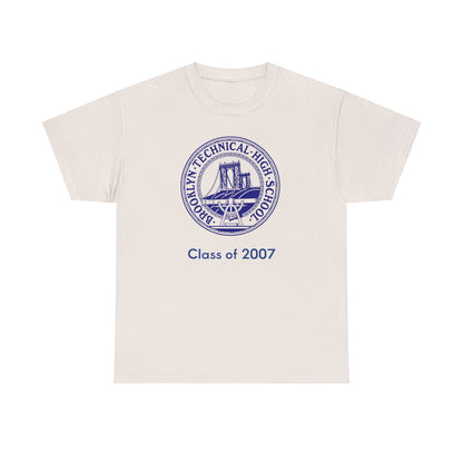 Classic Tech Seal - Men's Heavy Cotton T-Shirt - Class Of 2007