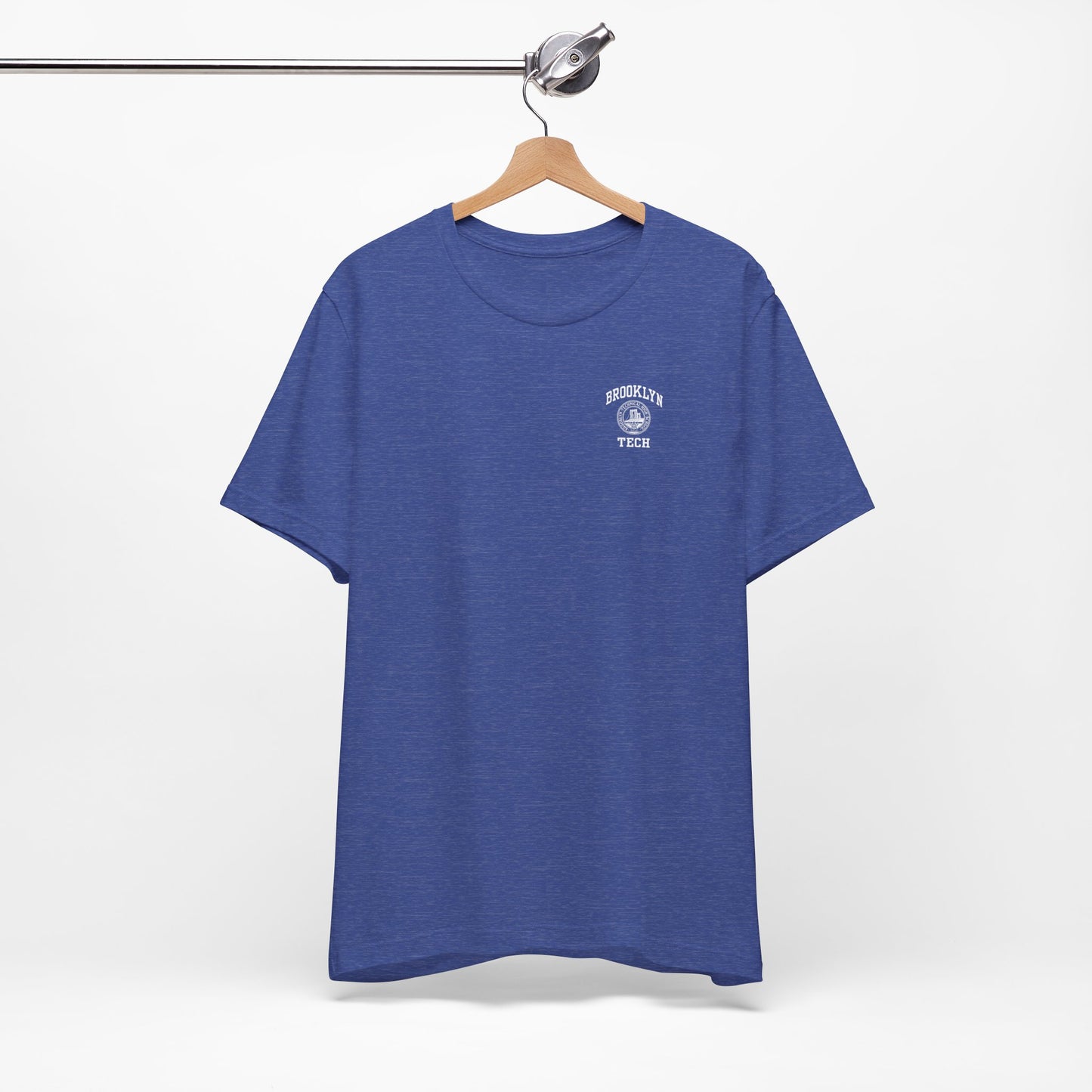 Classic Logo with Brooklyn Tech on Left Chest - Men's Jersey Short Sleeve T-Shirt