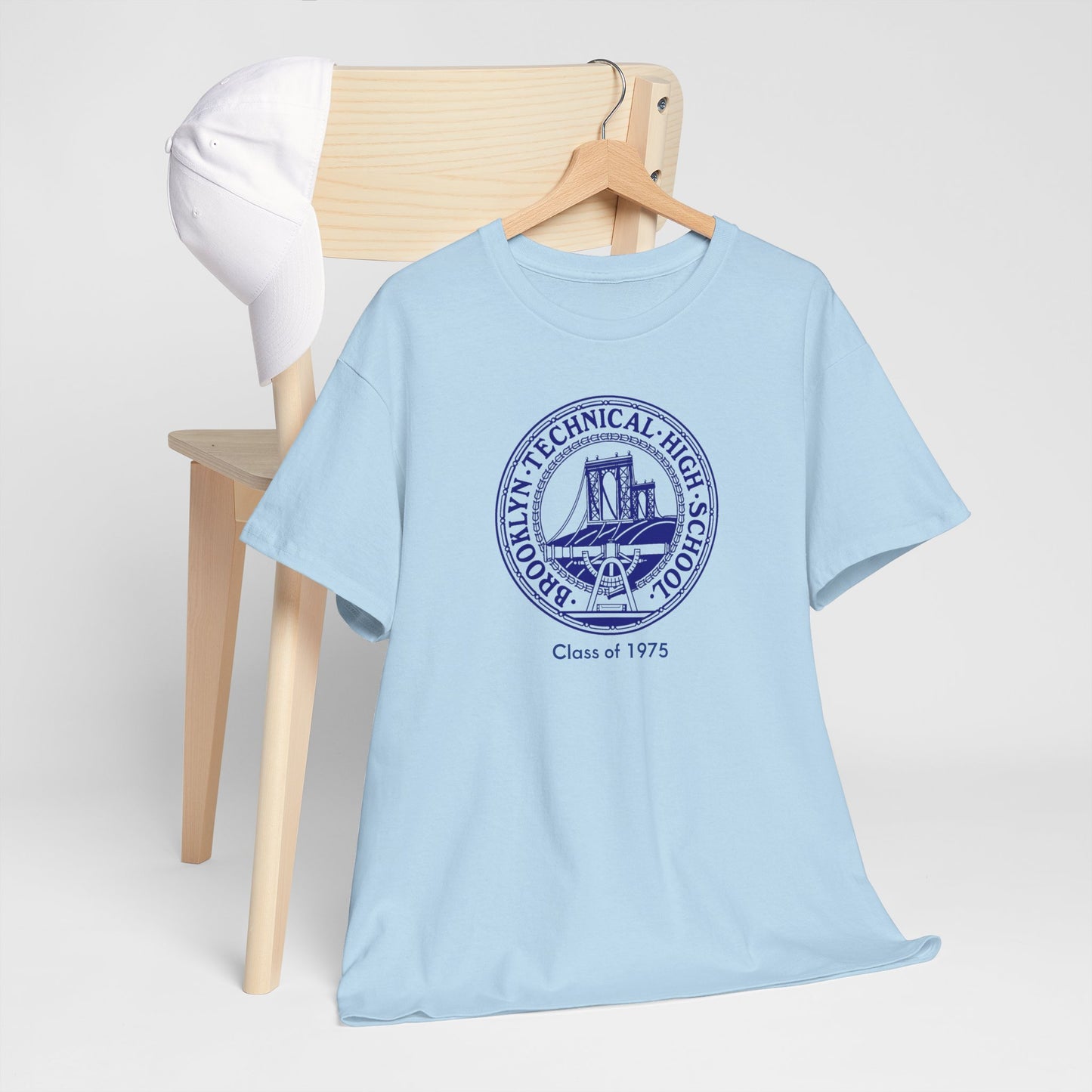 Classic Tech Logo - Class Of 1975 - Men's  Heavy Cotton T-Shirt