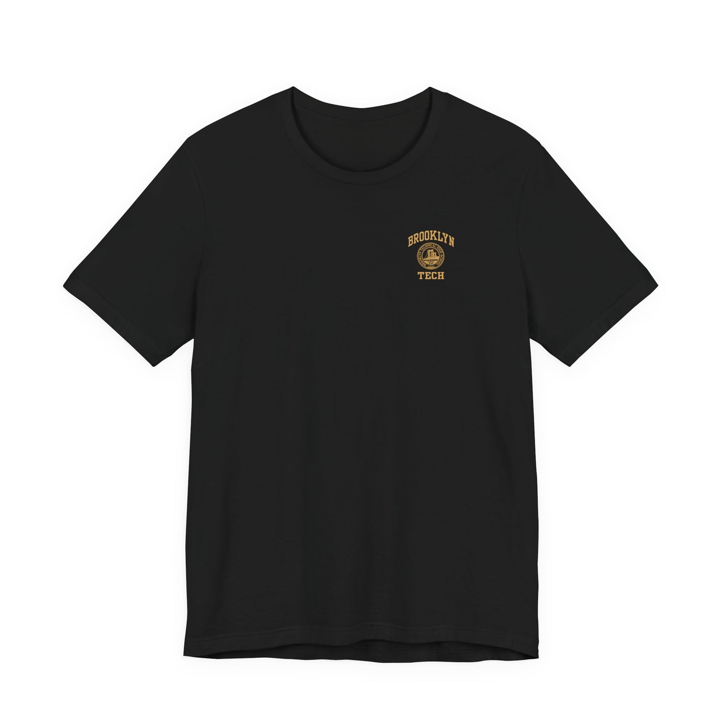 Classic Logo with Brooklyn Tech on Left Chest - Men's Jersey Short Sleeve T-Shirt