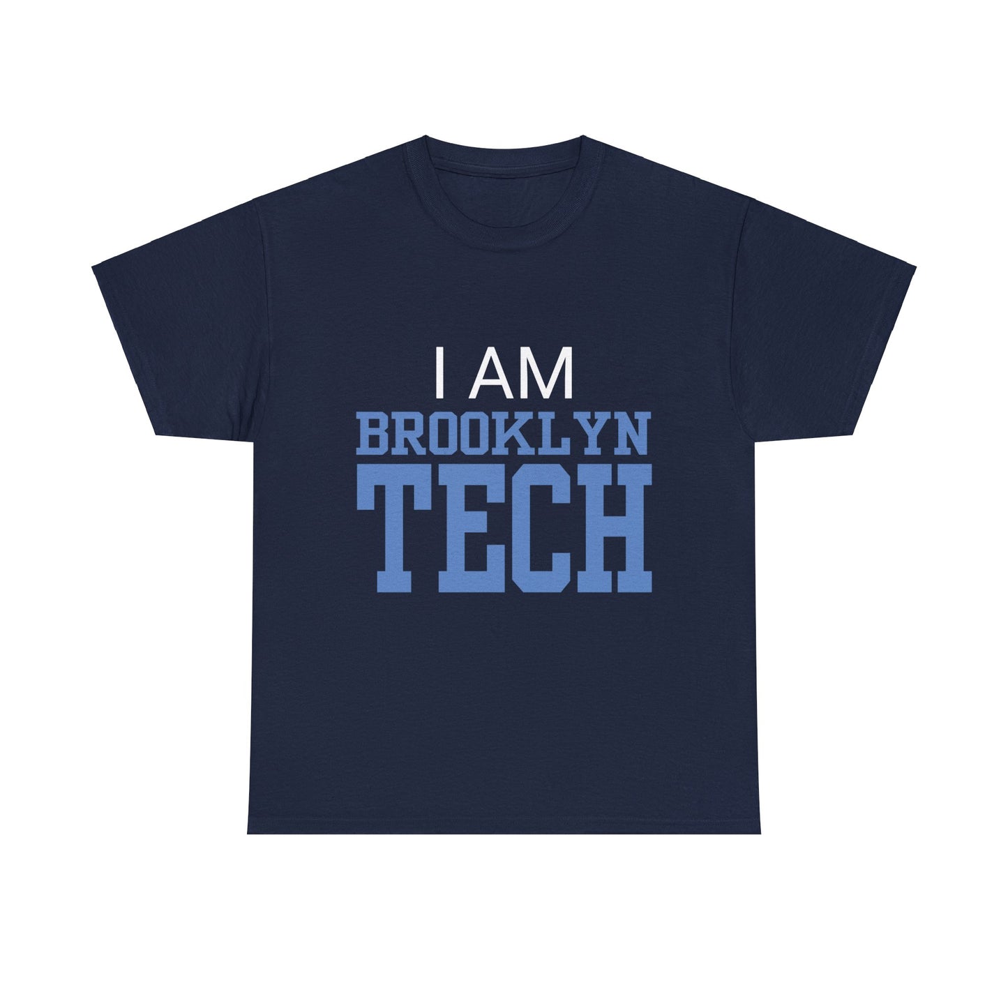 I Am Brooklyn Tech - Classic Font - Men's Heavy Cotton T-Shirt