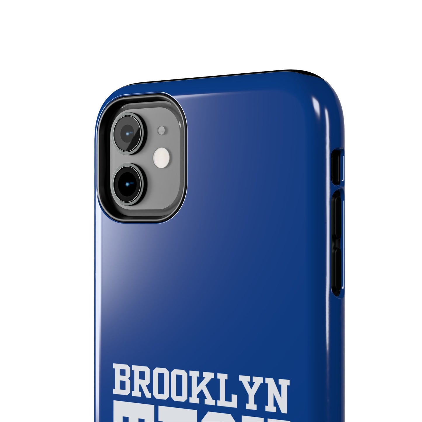 Brooklyn Tech Class Of 1985 Tough Phone Case - Navy-Blue With White Graphics
