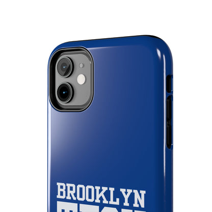 Brooklyn Tech Class Of 1985 Tough Phone Case - Navy-Blue With White Graphics