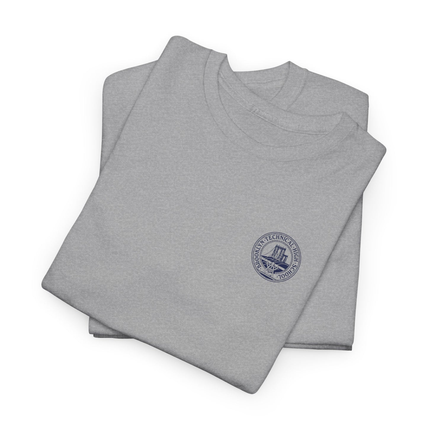 Classic Tech Logo on left chest - Men's Heavy Cotton T-Shirt