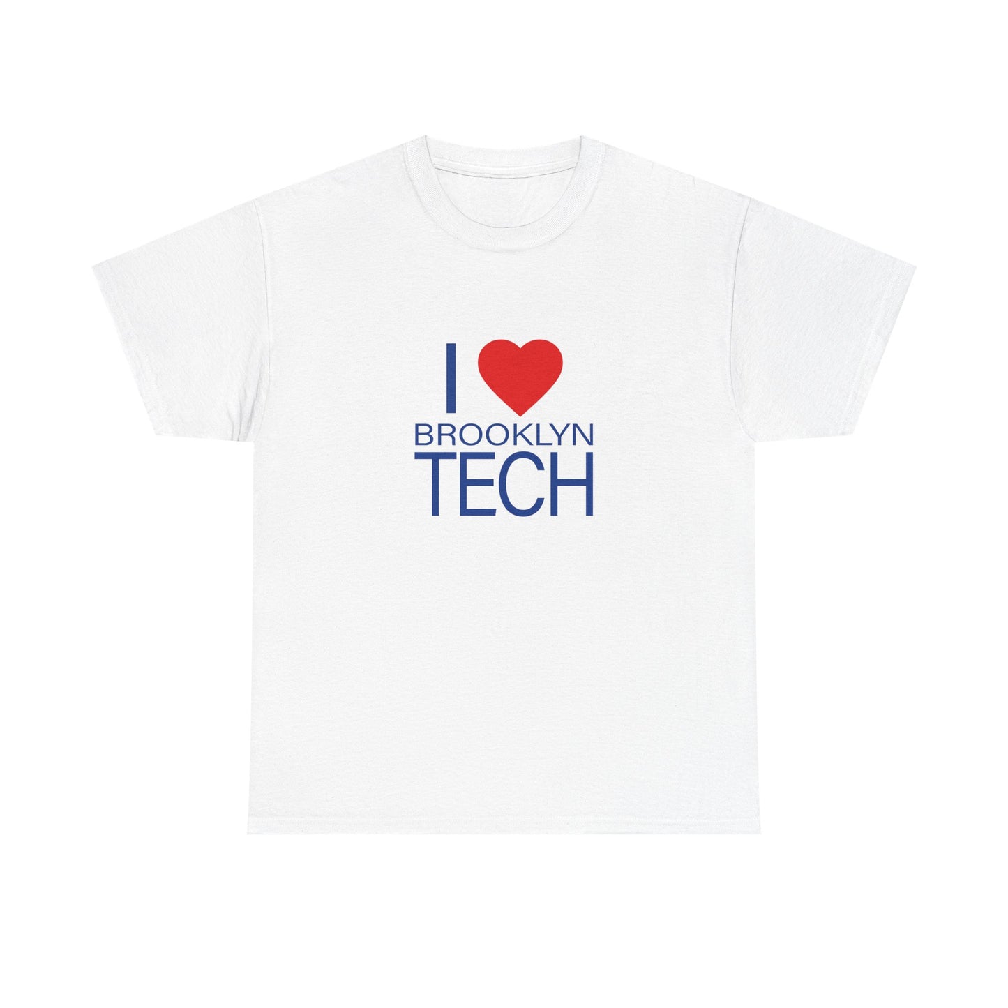 Boutique - I Love Brooklyn Tech Unisex Heavy Cotton T-shirt (Modern Font)