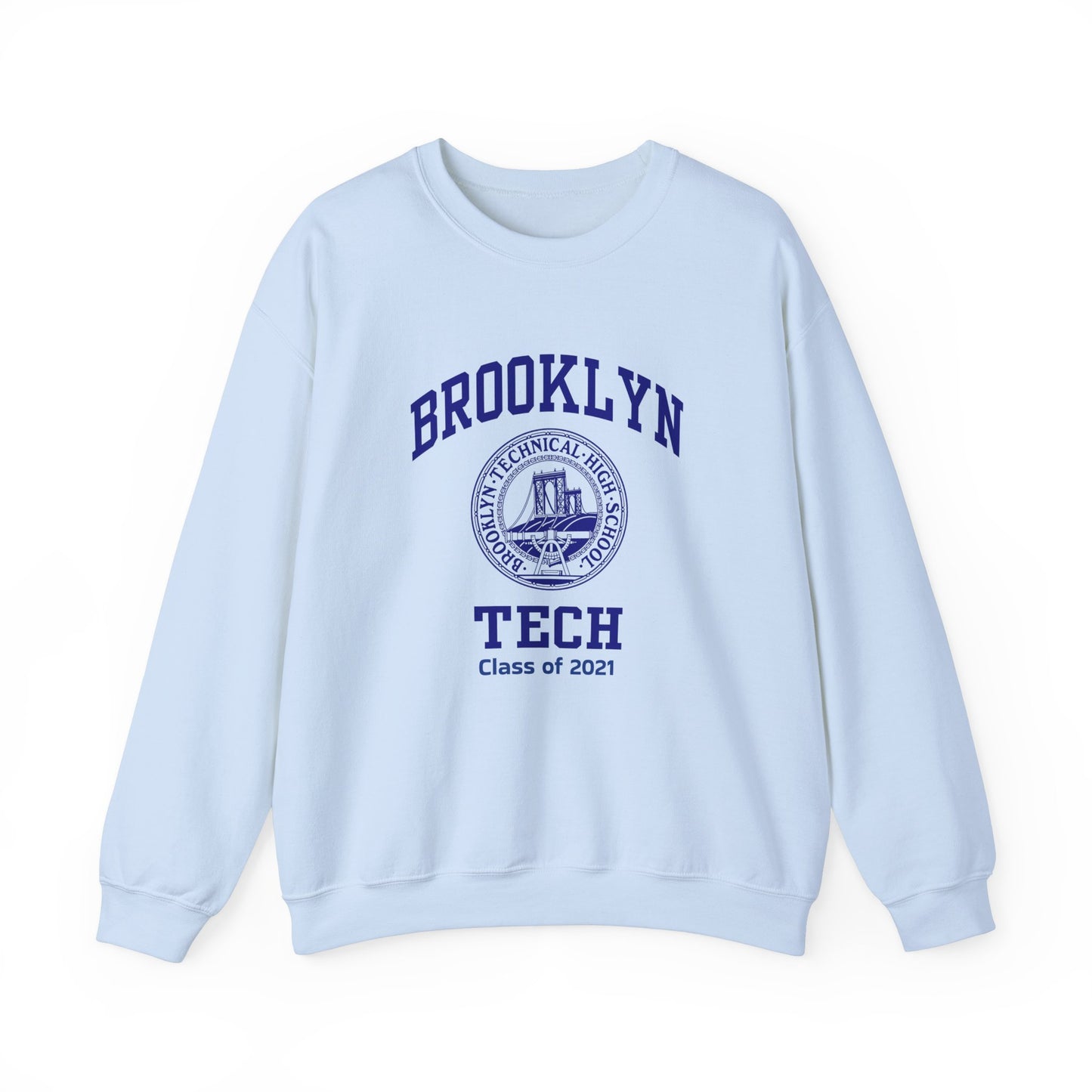 Brooklyn Tech Classic Logo - Men's Heavy Blend™ Crewneck Sweatshirt - Class Of 2021