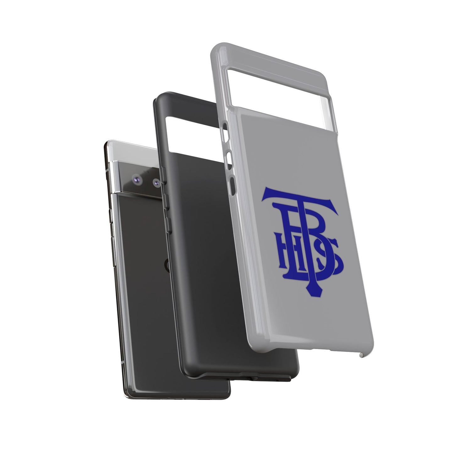 Stacked Logo - Tough Phone Cases - Gray - Google phones