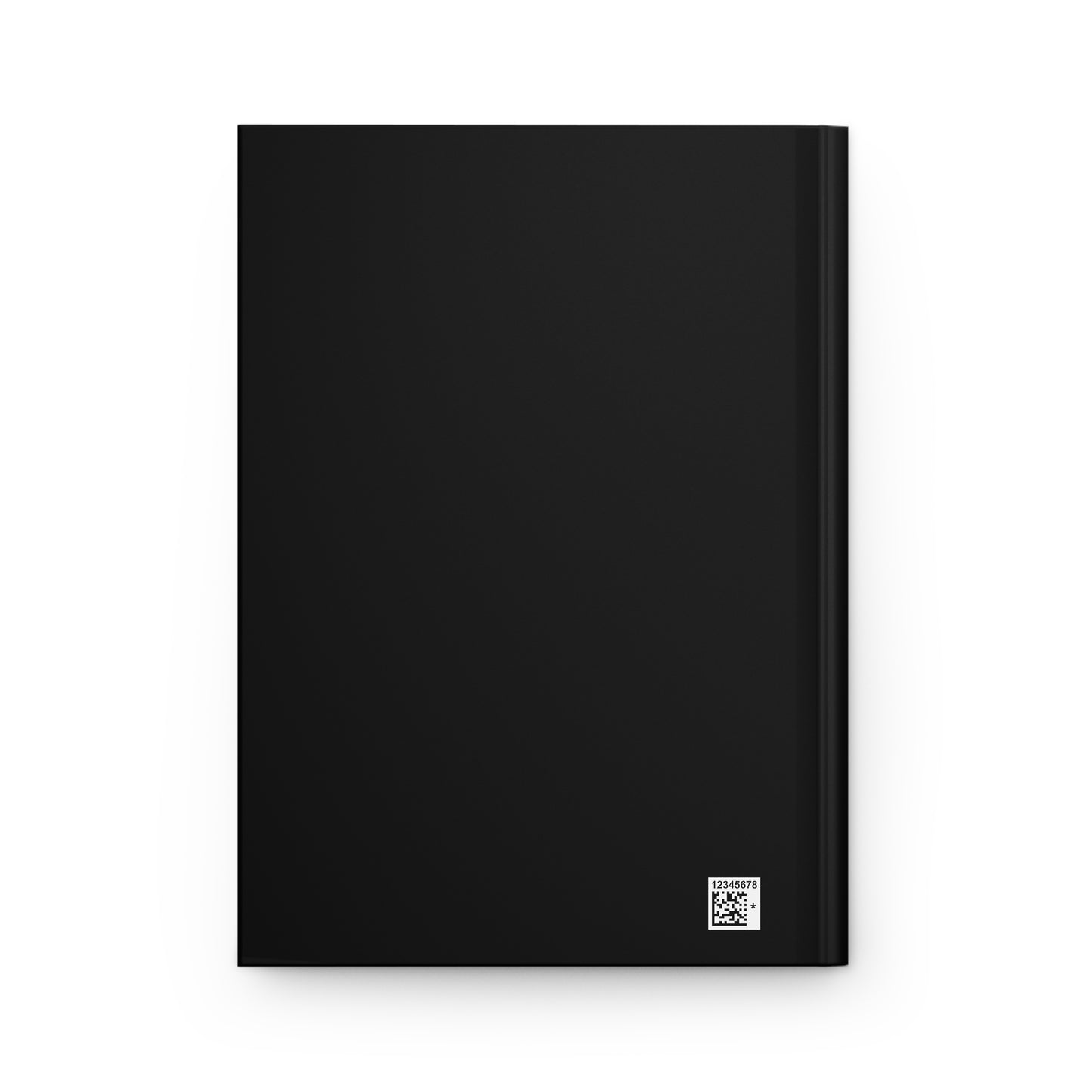 Custom Commemorative Hardcover Journal Matte - Black - Your Name Here - Emblem 4.75"