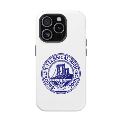 Classic Tech Seal - Impact-Resistant Phone Cases - Iphone Or Samsung - White