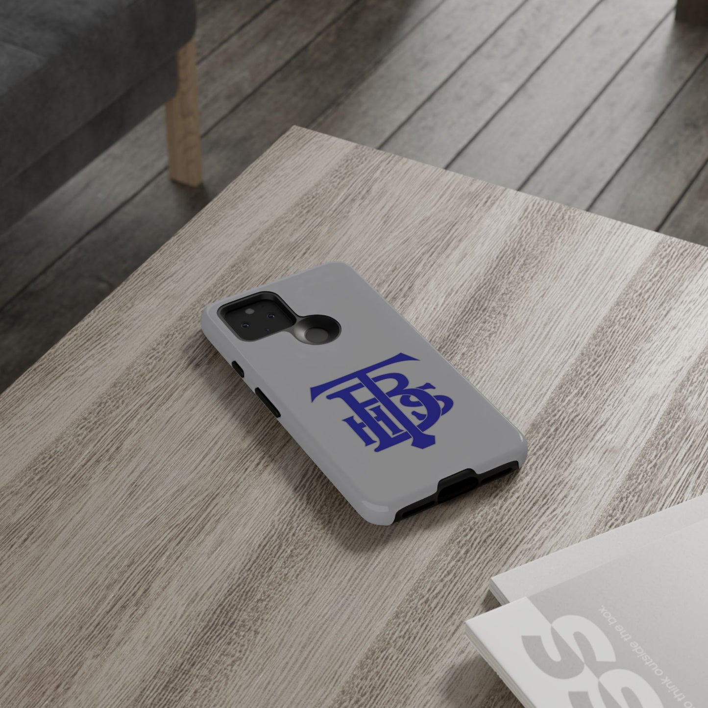 Stacked Logo - Tough Phone Cases - Gray - Google phones