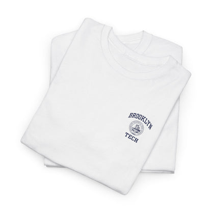 Classic Logo with Brooklyn Tech on left chest - Men's Heavy Cotton T-Shirt