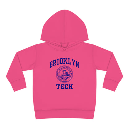 Family - Classic Brooklyn Tech Logo - Toddler Pullover Fleece Hoodie