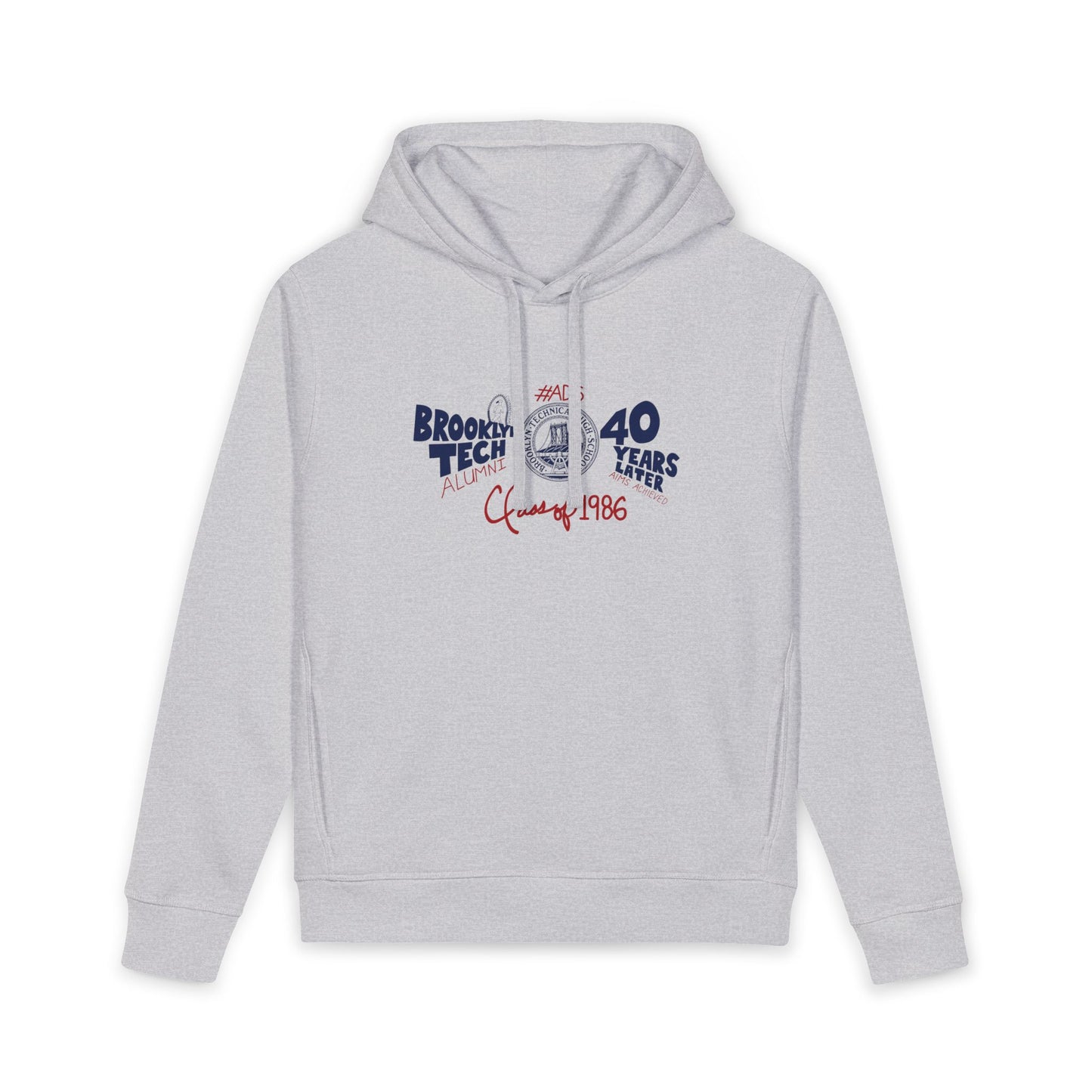 Class of 1986 Commemorative Unisex Organic Side Pocket Hoodie